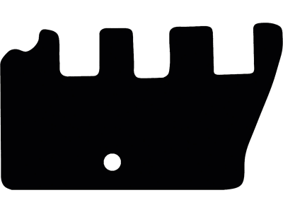 Fußmatte Gummi schwarz, für Takeuchi Minibagger TB 216, ab Bj. 20 Fußmatte Gummi schwarz, für Takeuchi Minibagger TB 216, ab Bj. 20