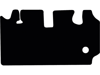 Fußmatte Velours schwarz, für Takeuchi Minibagger TB 250-2, ab Bj. 19
