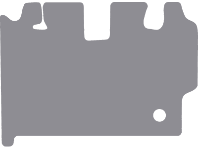 Fußmatte Gummi hellgrau, für Takeuchi Kompaktbagger TB 290 Fußmatte Gummi hellgrau, für Takeuchi Kompaktbagger TB 290