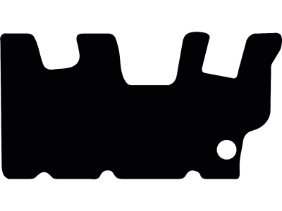 Fußmatte Velours schwarz, für Takeuchi Kompaktbagger TB 370, ab Bj. 20 Fußmatte Velours schwarz, für Takeuchi Kompaktbagger TB 370, ab Bj. 20