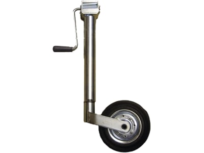 TRAILER POOL Stützrad 560 – 740 mm, Stützlast 150 kg, Vollgummirad 200x50, Metallfelge, Kurbel seitlich, PKW-Anhänger, 016 008 010 TRAILER POOL Stützrad 560 – 740 mm, Stützlast 150 kg, Vollgummirad 200x50, Metallfelge, Kurbel seitlich, PKW-Anhänger, 016 008 010