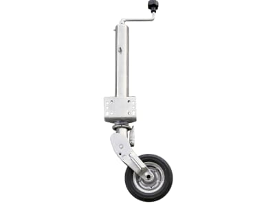 TRAILER POOL Stützrad 870 – 1.155 mm, Stützlast 250 kg, Vollgummirad 220x65, Metallfelge, automatischer Klappvorgang, mit Anschraubplatte, PKW-Anhänger, 016 013 041 TRAILER POOL Stützrad 870 – 1.155 mm, Stützlast 250 kg, Vollgummirad 220x65, Metallfelge, automatischer Klappvorgang, mit Anschraubplatte, PKW-Anhänger, 016 013 041