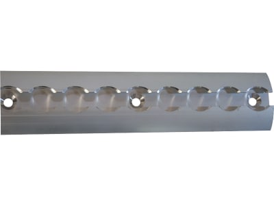 TRAILER POOL Airlineschiene aufgesetzt, halbrund, 998/2.000/3.000 x 50 x 12 mm, Aluminium, für Ladungssicherung PKW-Anhänger, LKW, Wohnmobil TRAILER POOL Airlineschiene aufgesetzt, halbrund, 998/2.000/3.000 x 50 x 12 mm, Aluminium, für Ladungssicherung PKW-Anhänger, LKW, Wohnmobil