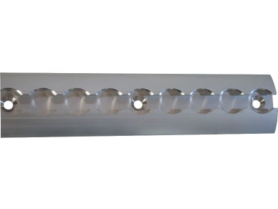TRAILER POOL Airlineschiene aufgesetzt, verpackt, halbrund, 998 x 50 x 12 mm, Aluminium, für Ladungssicherung PKW-Anhänger, LKW, Wohnmobil, 013 010 065-VP