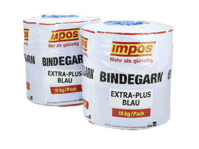 Impos 150 extra-plus blau 2 Spulen à 9 kg Pressengarn für Hochdruck- und Rundballen, Heu- und Silageballen Impos 150 extra-plus blau 2 Spulen à 9 kg Pressengarn für Hochdruck- und Rundballen, Heu- und Silageballen