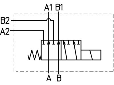 Zusatzsteuerventil 12 V DC 6/2 Wegeventil -TB-, Grundventilausführung, 12 VDC, ergänzt mit Kupplungsmuffen und -steckern, ohne Elektroteile Zusatzsteuerventil 12 V DC 6/2 Wegeventil -TB-, Grundventilausführung, 12 VDC, ergänzt mit Kupplungsmuffen und -steckern, ohne Elektroteile
