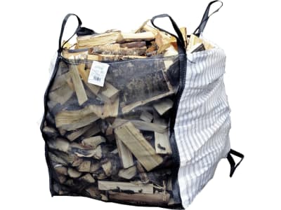 Nordforest Big Bag 80 x 100 x 95 cm belüftet, mit Netz, für Brennholz, Tragkraft 1.000 kg