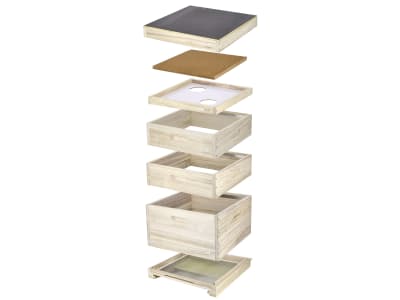 12er Dadant US Holzbeute I aus Massivholz Imkereibedarf 510 x 482 mm 12er Dadant US Holzbeute I aus Massivholz Imkereibedarf 510 x 482 mm