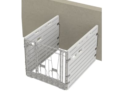 KERBL Kälberbox modular Einzelbucht wandständig L x B 1,60 x 1,15 m, 14627