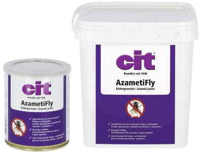 cit® Insektengranulat "AzametiFly" für die Bekämpfung von Pyrethroid-resistenten Fliegen cit® Insektengranulat "AzametiFly" für die Bekämpfung von Pyrethroid-resistenten Fliegen