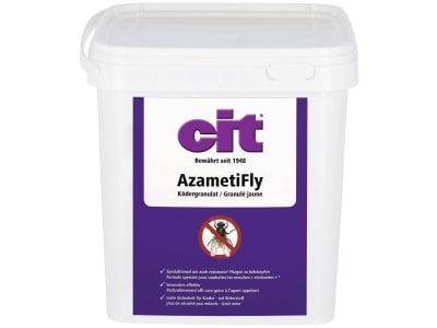 cit® Insektengranulat "AzametiFly" 2.000 g für die Bekämpfung von Pyrethroid-resistenten Fliegen