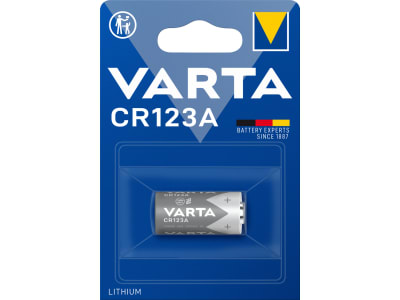 VARTA Lithium Cylindrical CR123A 1.480 mAh VARTA Lithium Cylindrical CR123A 1.480 mAh