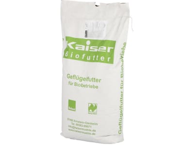 Kaiser B-L 100 D Alleinfutter für Legehennen, Demeter Betriebe geeignetes Legehennenfutter Hühnerfutter Mehl 25 kg Sack