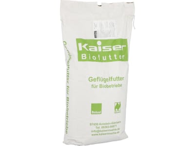 Kaiser B-L 100 D Alleinfutter für Legehennen, Demeter Betriebe geeignetes Legehennenfutter Hühnerfutter Mehl 25 kg Sack