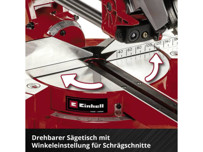 EINHELL Set - Power X-Change Akku-Zug-Kapp-Gehrungssäge TE-SM 36/210 Li  inkl. 1x Twincharger PXC Starter-Kit mit 2x 4 Ah Akkus & 1x Twincharger Ladegerät