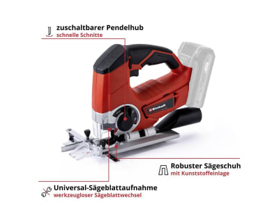 EINHELL Set -  Power X-Change Akku-Stichsäge TE-JS 18/80 + PXC-Starterkit  