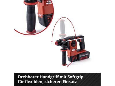 EINHELL Set - Professional Akku-Bohrhammer HEROCCO 18/20 inkl. 1x 4,0Ah PXC Akku & Ladegerät  