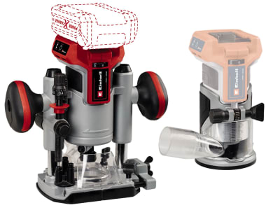 EINHELL Professional Akku-Oberfräse /-Kantenfräse TP-RO 18 Set Li BL - Solo  