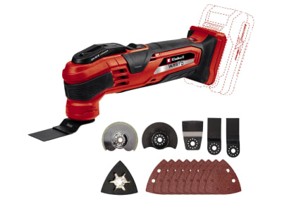 EINHELL Set - Power X-Change Akku-Multifunktionswerkzeug VARRITO + PXC-Starter-Kit  