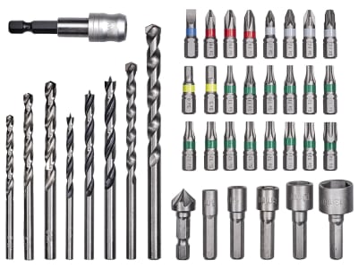 EINHELL Werkzeug-Zubehör Bit-Bohrerbox 39tlg. L-Box EINHELL Werkzeug-Zubehör Bit-Bohrerbox 39tlg. L-Box