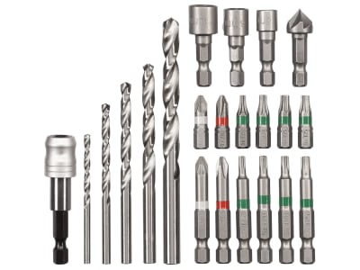 EINHELL Werkzeug-Zubehör Bit-Bohrerbox 22tlg. S-Box  