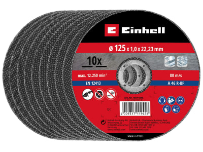 EINHELL Winkelschleifer-Zubehör 10 Trennschei. dünn 125x1,0  