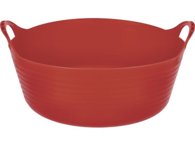 KERBL Aufbewahrungs- und Transportbehälter "FlexBag" 15 l, rot, Kunststoff, mit zwei Griffen, 3210247