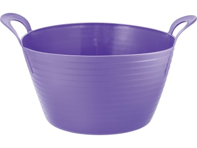 KERBL Aufbewahrungs- und Transportbehälter "FlexBag" 12 l, purple, Kunststoff, mit zwei Griffen, 323531