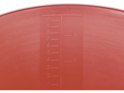 KERBL Aufbewahrungs- und Transportbehälter "FlexBag" 12 l, rot, Kunststoff, mit zwei Griffen, 323532