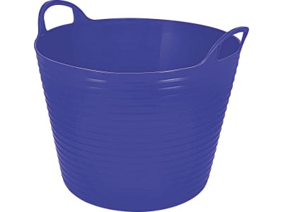 KERBL Aufbewahrungs- und Transportbehälter "FlexBag" 28 l, blau, Kunststoff, mit zwei Griffen, 323533