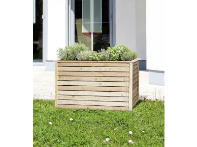  Hochbeet Lärche 120 x 80 x 80 cm  natur ohne Füllerde, Füllmenge 768 l