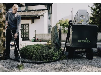 KECKEX Unkrautvernichtungsgerät "Komex Jespi" für Unkrautbeseitigung, Kaugummi-Entfernung und schonende Reinigung KECKEX Unkrautvernichtungsgerät "Komex Jespi" für Unkrautbeseitigung, Kaugummi-Entfernung und schonende Reinigung