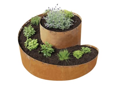 bellissa Kräuterspirale Corten 130 x 140 x 80 cm braun Füllmenge Erde 900 l besonders witterungsbeständig, Füllmenge 900 l bellissa Kräuterspirale Corten 130 x 140 x 80 cm braun Füllmenge Erde 900 l besonders witterungsbeständig, Füllmenge 900 l