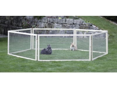 KERBL Freilaufgehege "Vario" 120 x 120 x 59 cm, 4-eckig mit Dach oder 6-eckig aufstellbar, 84399 KERBL Freilaufgehege "Vario" 120 x 120 x 59 cm, 4-eckig mit Dach oder 6-eckig aufstellbar, 84399