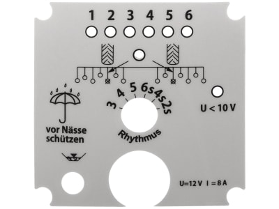 Aufkleber für Kverneland Accord Fahrgassenschaltung 6 s Aufkleber für Kverneland Accord Fahrgassenschaltung 6 s