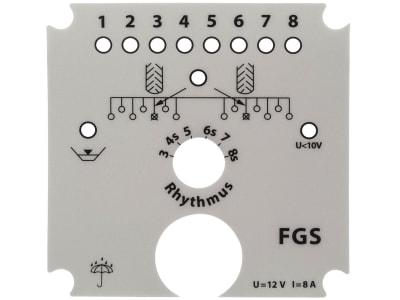 Aufkleber für Kverneland Accord Fahrgassenschaltung 8 s