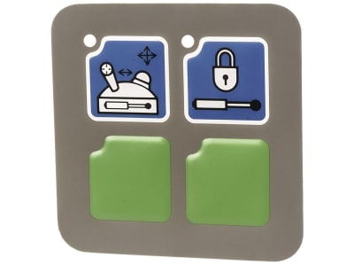 Aufkleber Folientastatur Komfortmodul Hydraulikentriegelung, für Fendt Vario Bedienkonsole COM 1, 2, 3 Aufkleber Folientastatur Komfortmodul Hydraulikentriegelung, für Fendt Vario Bedienkonsole COM 1, 2, 3