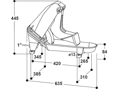 Suevia Weidepumpe "Mod. 556" für Rinder, Pferde, 100.0556