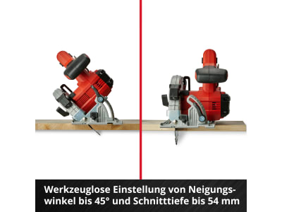 EINHELL Set -  Power X-Change Akku-Handkreissäge TE-CS 18/165-1 Li + PXC-Starter-Kit  