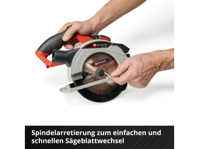 EINHELL Set -  Power X-Change Akku-Handkreissäge TE-CS 18/165-1 Li + PXC-Starter-Kit  