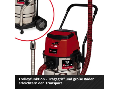 EINHELL Professional Akku-Nass-Trockensauger TP-VC 36/30 S Auto-Solo  