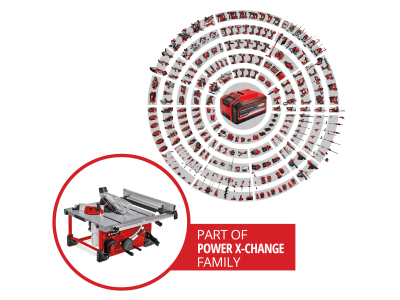 EINHELL Power X-Change Akku-Tischkreissäge TE-TS 36/210 Li-Solo  