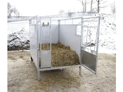 KERBL Kälberbox mit schwenkbarem Boden B x H x T innen 103 x 118,5 x 163 cm, 14616 KERBL Kälberbox mit schwenkbarem Boden B x H x T innen 103 x 118,5 x 163 cm, 14616