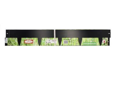 bellissa Rasenkante Spina 2er-Set Stahlblech anthrazit 103 x 16 cm 