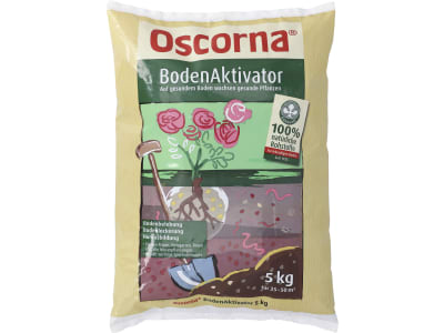 Oscorna® Bodenaktivator die natürliche Bodenverbesserung mit NPK 3+2+0.5 5 kg Sack  Pulver