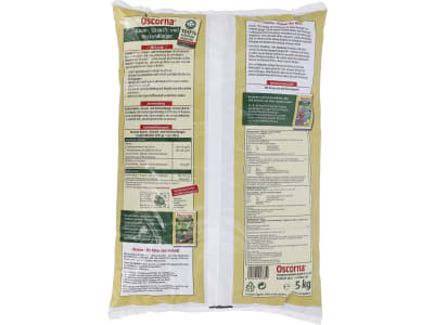 Oscorna® Baum Strauch und Heckendünger, spezieller NPK 6+4+0.5 Naturdünger 5 kg Beutel  Pulver