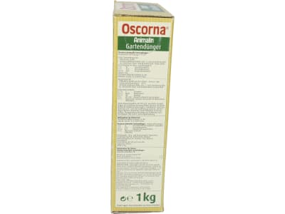 Oscorna® Animalin Gartendünger organischer NPK-Dünger(7+4+0.5) mit Sofort-& Langzeitwirkung 1 kg Karton  Pulver