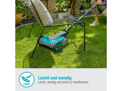 Gardena Akku-Rasenmäher HandyMower 22/18V P4A 50 ohne Akku, ohne Ladegerät für kleine und komplexe Rasenflächen bis zu 50 m² pro Akku-Laufzeit Gardena Akku-Rasenmäher HandyMower 22/18V P4A 50 ohne Akku, ohne Ladegerät für kleine und komplexe Rasenflächen bis zu 50 m² pro Akku-Laufzeit