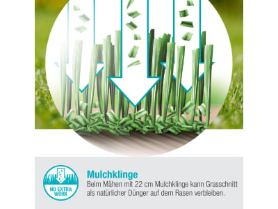 Gardena Akku-Rasenmäher HandyMower 22/18V P4A 50 ohne Akku, ohne Ladegerät für kleine und komplexe Rasenflächen bis zu 50 m² pro Akku-Laufzeit Gardena Akku-Rasenmäher HandyMower 22/18V P4A 50 ohne Akku, ohne Ladegerät für kleine und komplexe Rasenflächen bis zu 50 m² pro Akku-Laufzeit