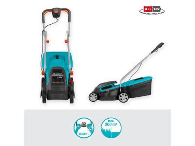 Gardena Akku-Rasenmäher PowerMax 32/36V P4A Ready-To-Use Set 200 inkl. Akkus und Ladegerät Gardena Akku-Rasenmäher PowerMax 32/36V P4A Ready-To-Use Set 200 inkl. Akkus und Ladegerät